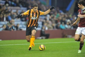 Ben Arfa for Hull against Burnley in the Premier League